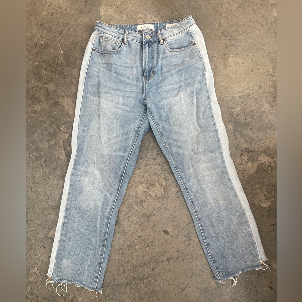 Pacsun two tone mom jeans